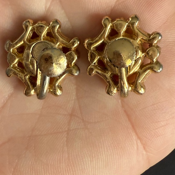 🌹 Vintage Hand-Painted Porcelain Rose Jewelry Set – Necklace + Earrings - Picture 7 of 13